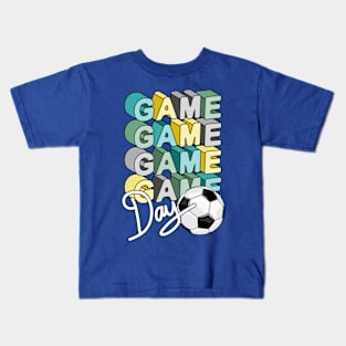 Soccer Game Day Art Kids T-Shirt